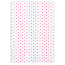 Jolis points polka rose blanc