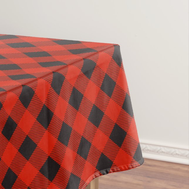 Nappe Jour de Noël du Buffle Noir Rouge (In Situ)