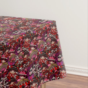 Nappe Jour des Doodles Morts Dia de los Muertos