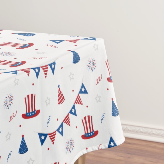 Nappe Joyeux 4 juillet mignon Motif du parti (In Situ)