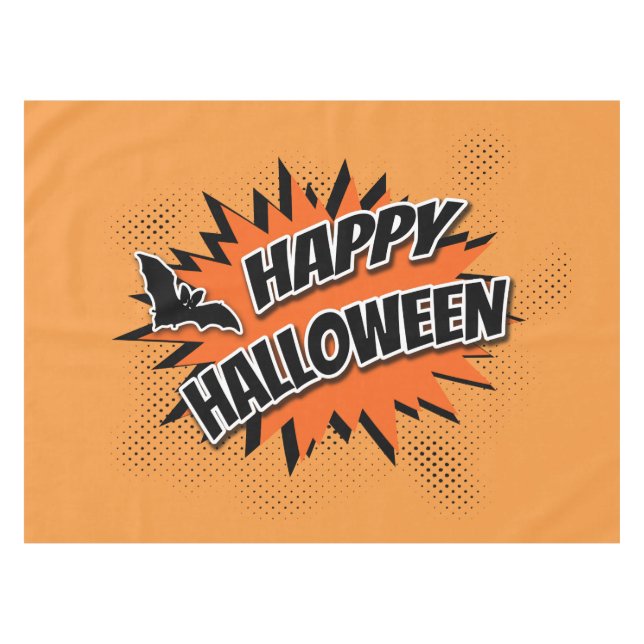 Nappe Joyeux Halloween (Devant (Horizontal))