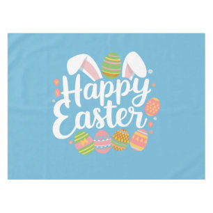 Nappe Joyeux Lapin de Pâques Œuf Vacances
