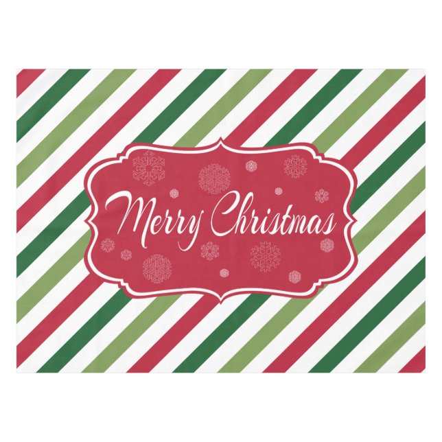Nappe Joyeux Noël (Devant (Horizontal))