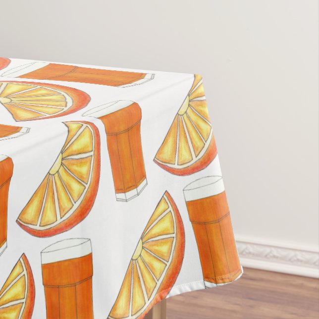 Nappe Jus d'agrumes frais pressé JO tranche de fruits d' (In Situ)