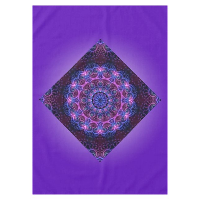 Nappe Kaleidoscope Mandala Hearts + votre idée (Devant)