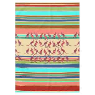 Nappe Kangaroos & Strips Motif + idées ypor