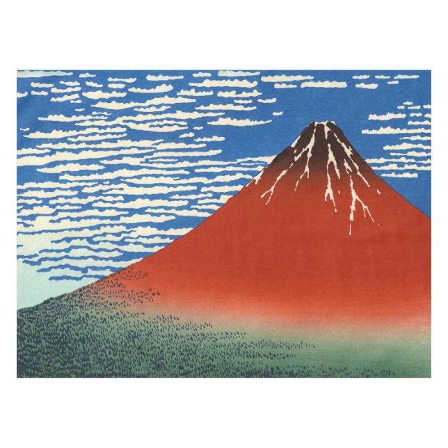 Nappe Katsushika Hokusai - Vent Fin, Matin Clair (Devant (Horizontal))