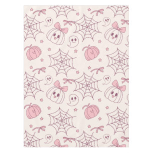 Nappe Kawaii Pink Halloween Ghosts & Citrouille (2)