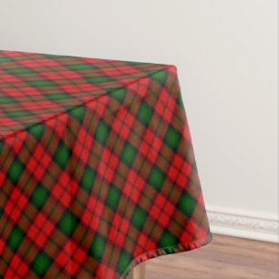 Nappe Kerr tartan rouge vert plaid
