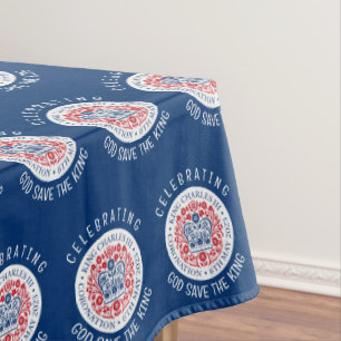 Nappe KING CHARLES III Coronation Blue Souvenir
