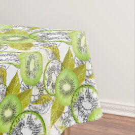 Nappe Kiwi, fruité, vert et blanc, frais