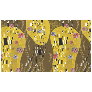 Nappe Klimt Inspiré Or Motif Art Nouveau Le Baiser