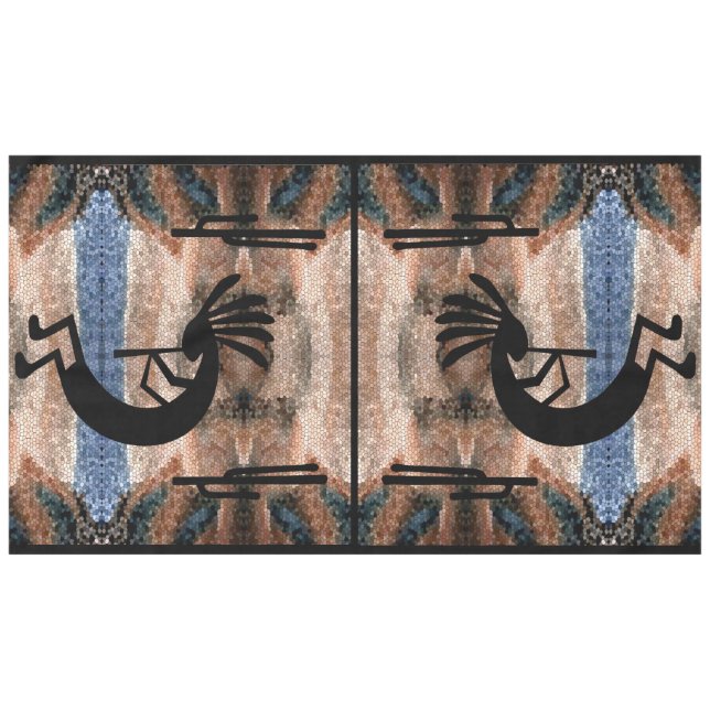 Nappe Kokopelli Mosaïque du désert du sud-ouest 60 x 104 (Devant (Horizontal))