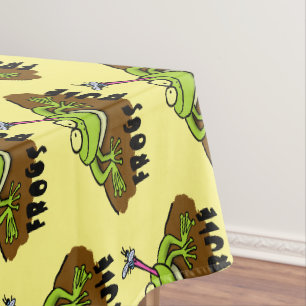 Nappe La grenouille règle drôle dessin de grenouille ver
