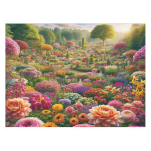 Nappe La magie des fleurs - un paradis des couleurs