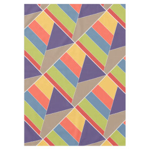 Nappe La MOSAÏQUE barre des triangles a coloré I + vos
