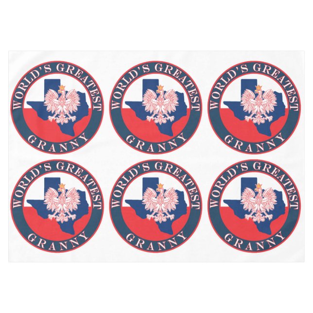 Nappe La plus grande mamie du monde (Devant (Horizontal))