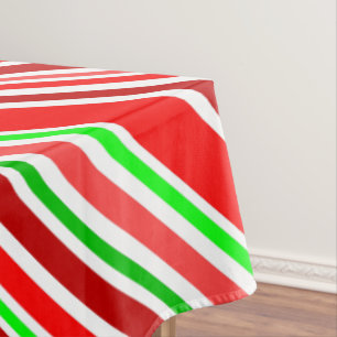 Nappe La sucrerie barre la diagonale de fête verte