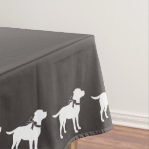 Nappe Labrador Baby shower de chien Laboratoire gris Neu