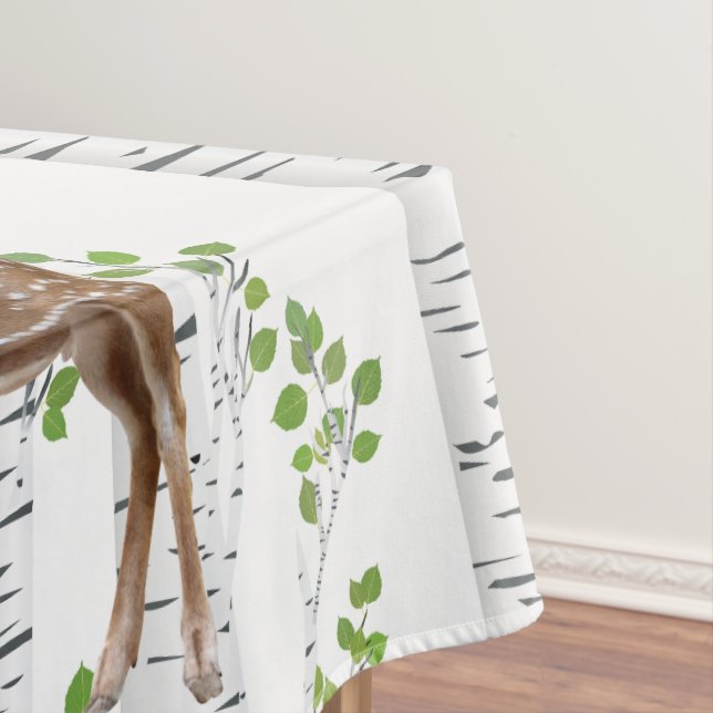Nappe Le Cerf Doe Buck Chasse Aux Bois (In Situ)