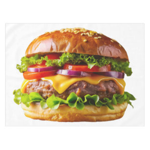 Nappe Le cheeseburger appétissant de SlipperyJoe crousti