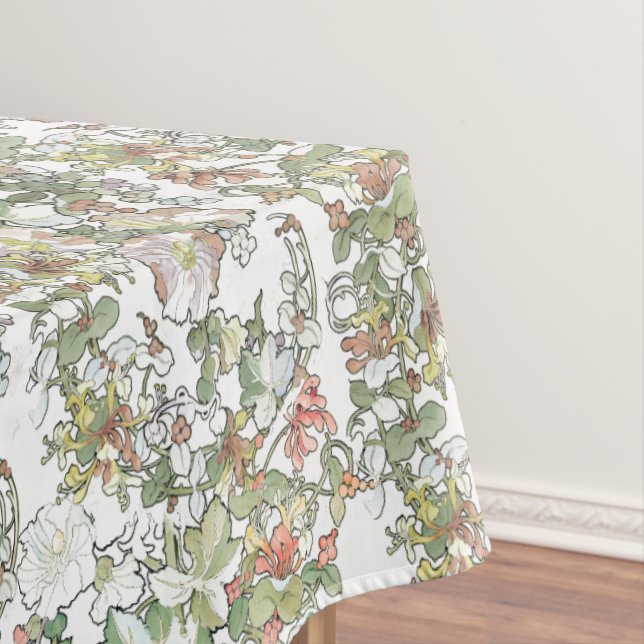 Nappe Le chèvrefeuille de Nouveau d'art de Mucha fleurit (In Situ)