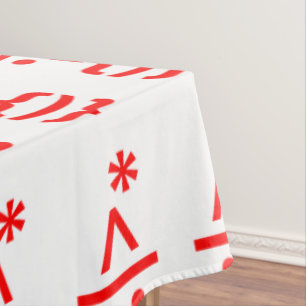 Nappe Le Père Noël avec la barbe Émoticon de Noël