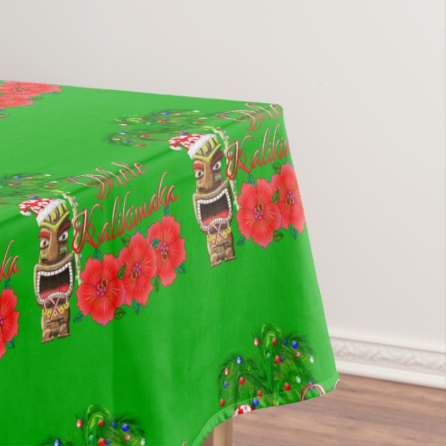 Nappe Le Père Noël Tiki Mele Kalikimaka (In Situ)