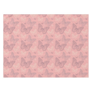 Nappe Le rose de papillon