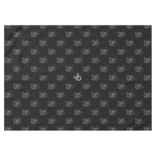 Nappe Le zodiaque de Taureau de chrome se connectent le