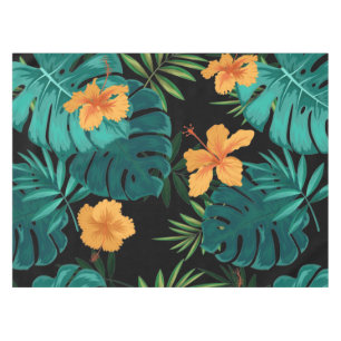 Nappe L'élégante flore botanique tropicale et l'art Feui