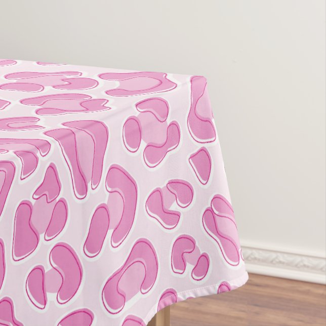 Nappe Léopard Preppy Pink Line - Poster de la recette (In Situ)