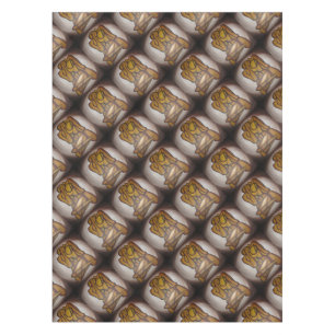 Nappe Les Amateurs Abstraits Art Contemporain En Ocre Et