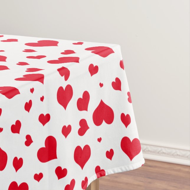 Nappe Les Coeurs de Saint-Valentin au hasard des Motifs  (In Situ)