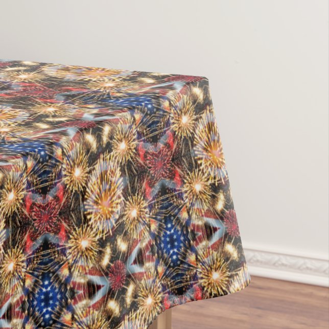 Nappe Les Etats-Unis diminuent et des feux d'artifice (In Situ)