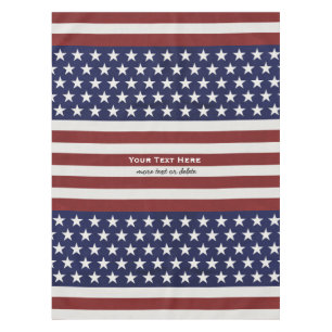 Nappe Les Etats-Unis drapeau américain coutume