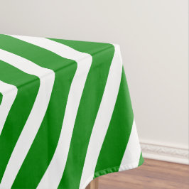 Nappe Les rayures modernes | Vert printemps et blanc ray