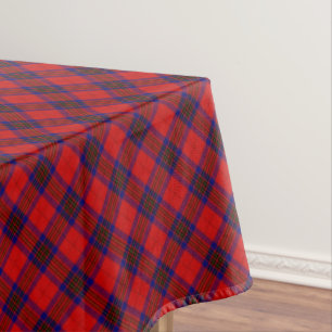 Nappe Leslie tartan rouge bleu violet plaid