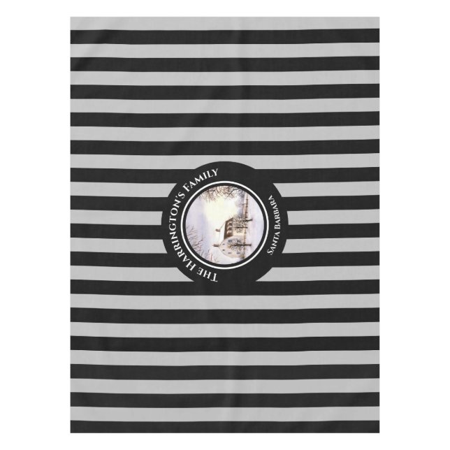 Nappe L'hiver en Nouvelle-Angleterre Noël Gris noir (Devant)