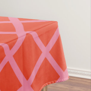 Nappe Lignes À damiers diagonales Abstraites Motifs en