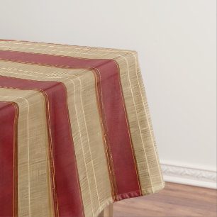 Nappe Linen Luxe tendance Burgundy Gold Collection