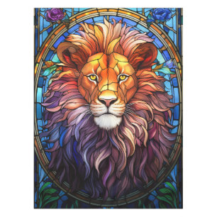 Nappe Lion Majestueux En Verre Tissan