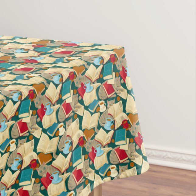 Nappe Livres et chats (In Situ)