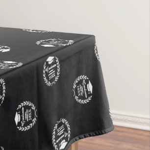 Nappe Logo Black Modern Custom School Logo Motif Graduat