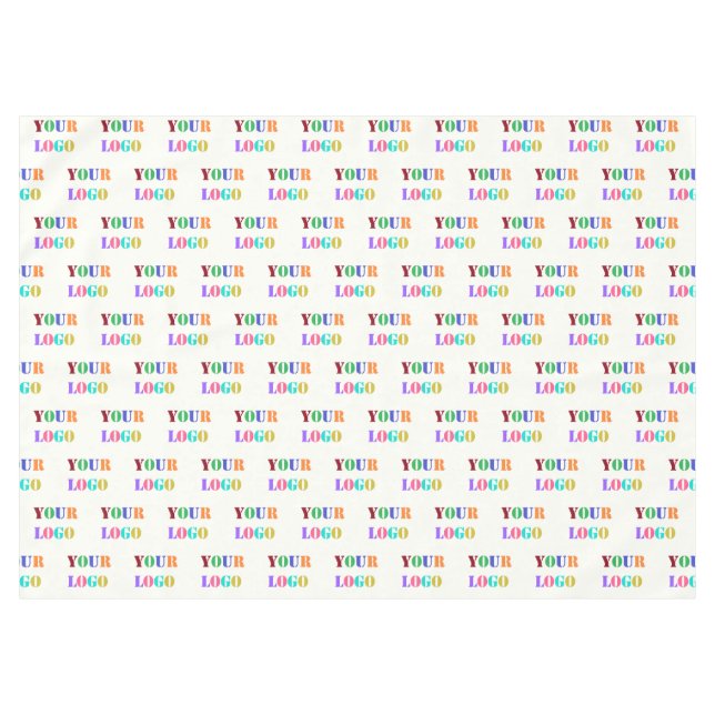 Nappe Logo de l'entreprise personnalisée Table de promot (Devant (Horizontal))