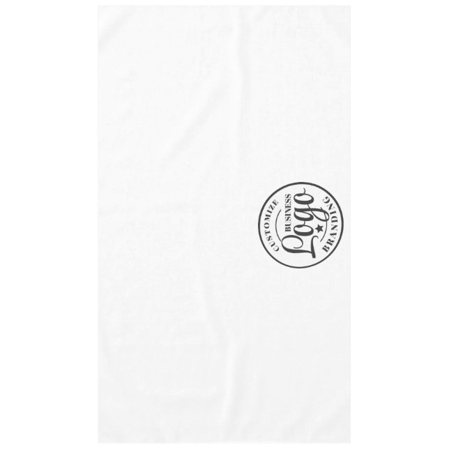 Nappe Logo d'entreprise White Custom Trade Show (Devant)