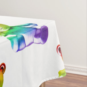 Nappe L'ours en peluche en métal brossé SlipperyJoe's dé