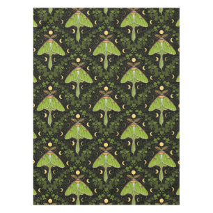 Nappe Luna moth, phases de lune et damas de lierre 2