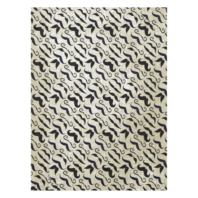 Nappe M. Mustache Hipster Motif (Devant)
