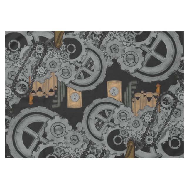 Nappe Machinerie Steampunk (couleur complète) (Devant (Horizontal))